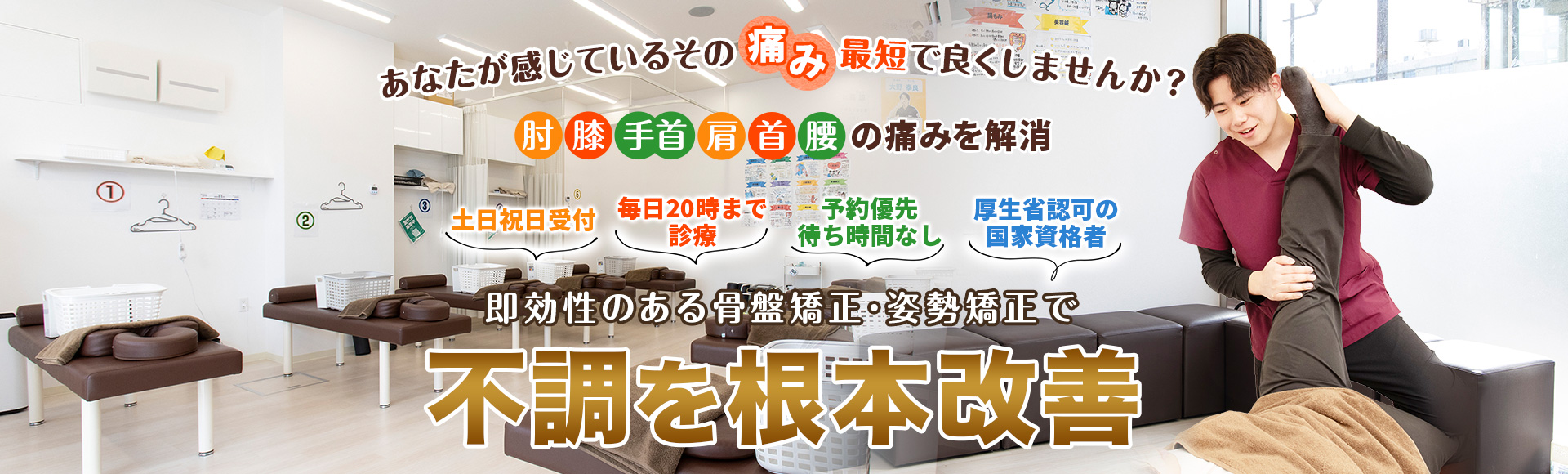 小竹向原駅徒歩1分 小竹向原駅前整骨院